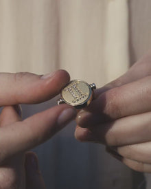 Aries & Fire Flip Ring | 14K Yellow Gold Vermeil