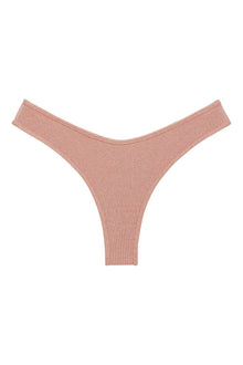Added Coverage Lulu Bikini Bottom | Prima Pink Sparkle
