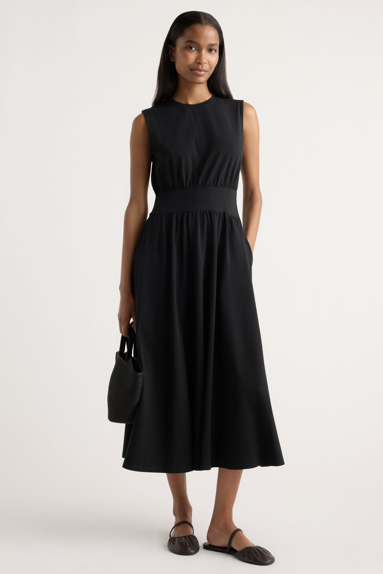 Isilda | Prynn Sleeveless Jersey Dress in Size Extra Small