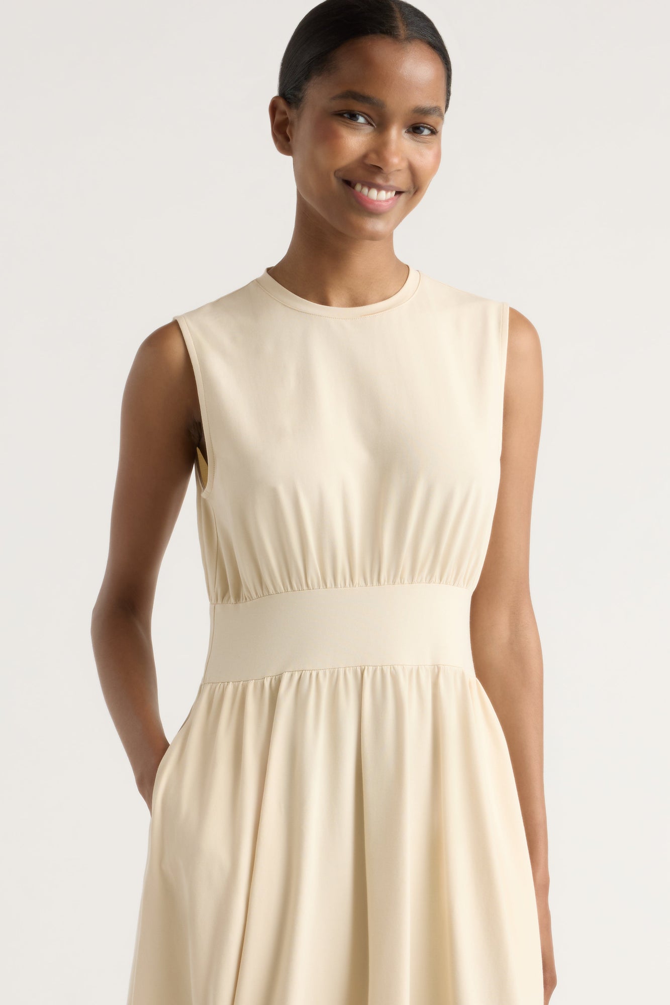 Isilda | Prynn Sleeveless Jersey Dress in Size Extra Small