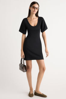 Karolina | Rae Sculpted Scoop-Neck Mini Dress in Size Extra Small