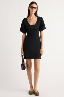 Karolina | Rae Sculpted Scoop-Neck Mini Dress in Size Extra Small