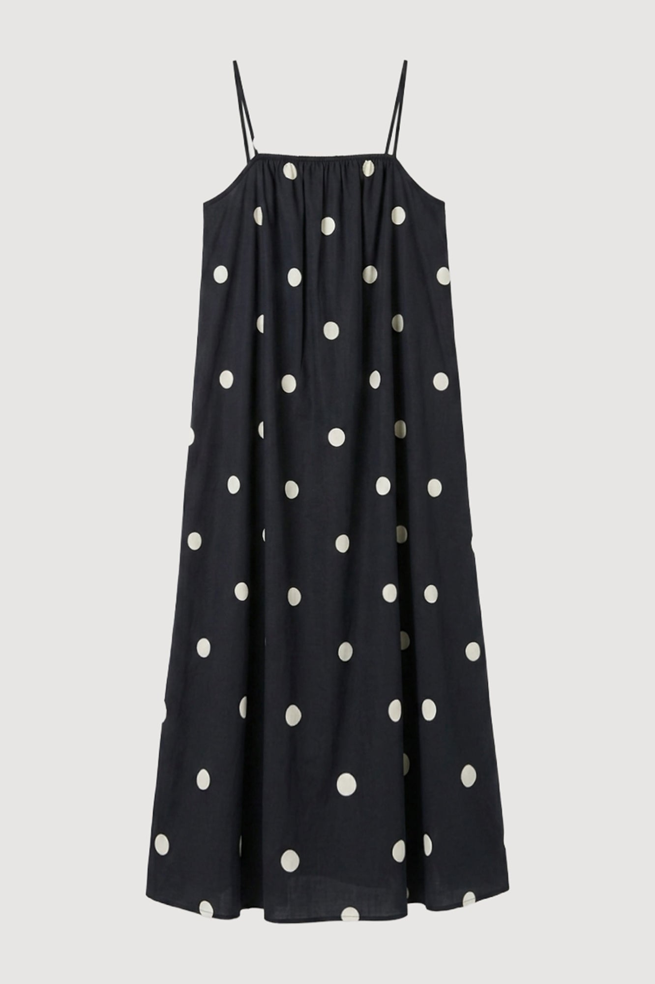 Aya | Selene Lightweight Polka Dot Maxi Dress - Flat
