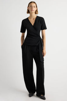 Mali | Sena Organic Cotton Wrap Tee in Size Small