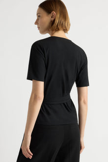 Mali | Sena Organic Cotton Wrap Tee in Size Small