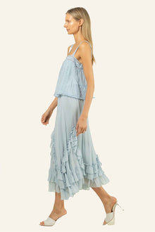 Calantha Top | Cloud Blue