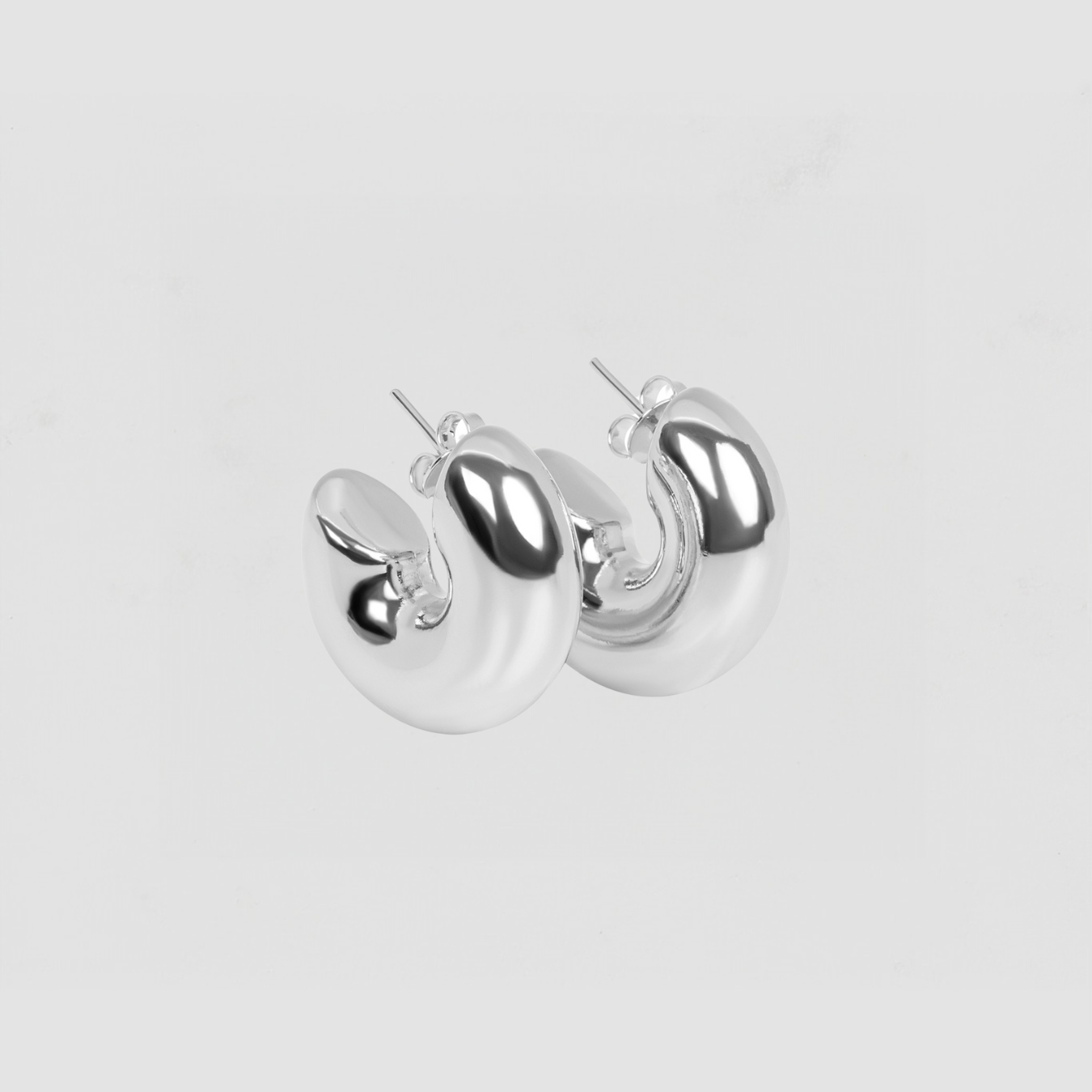 The Silver Hailey Hoops | Silver