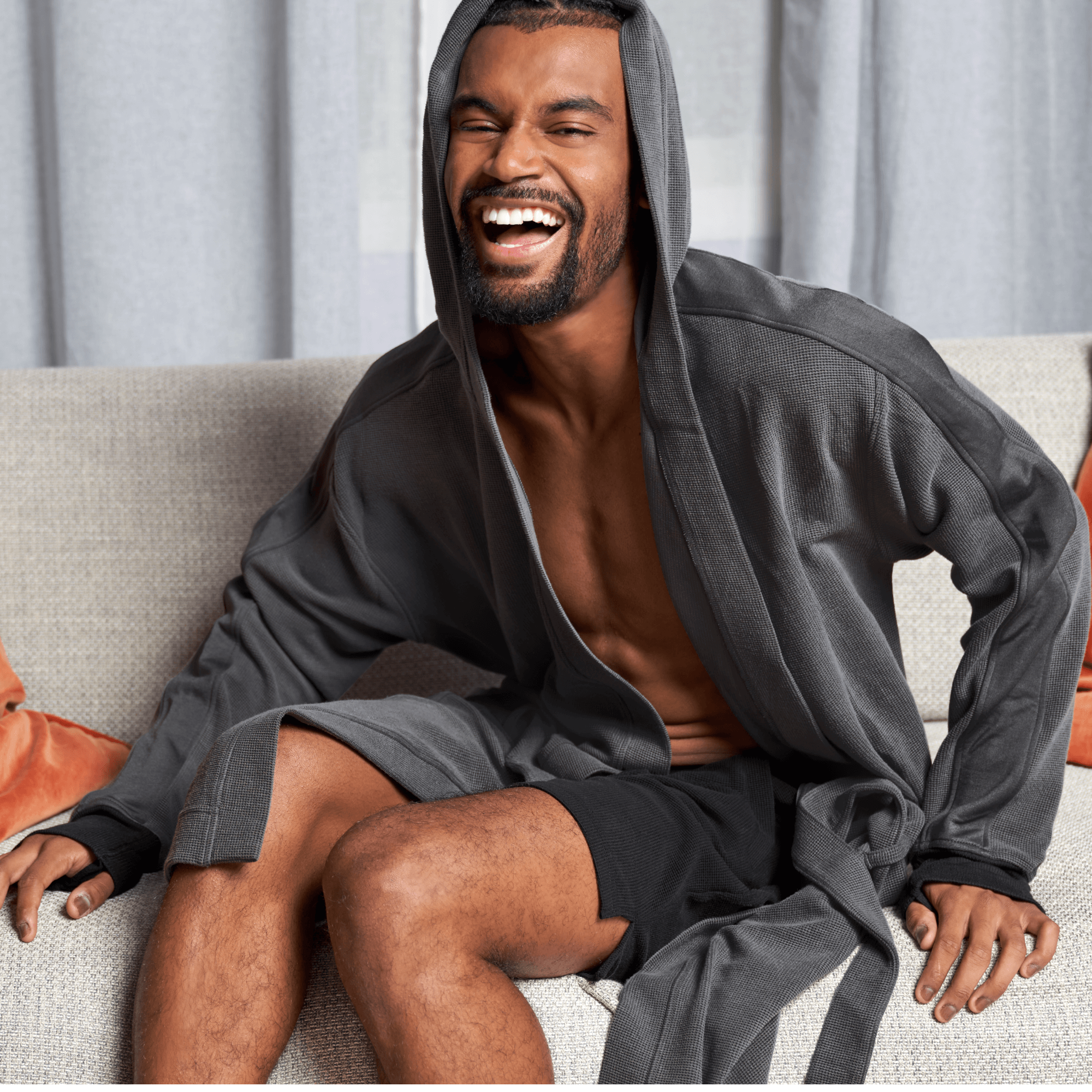 Modal Waffle Spa Short | Black