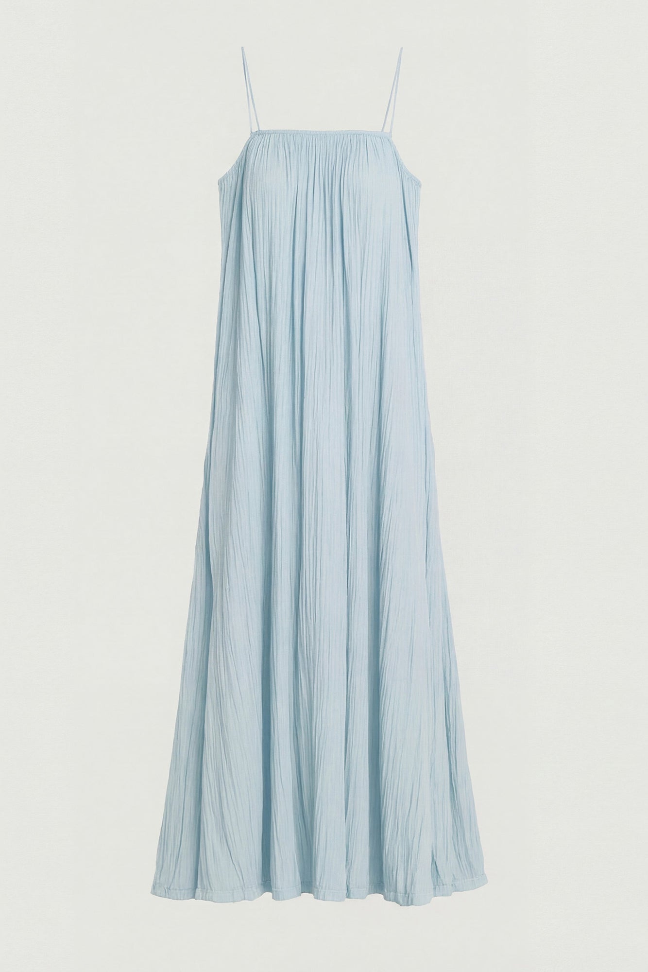 Diana | Solange Crinkled Maxi Dress in Size Small - Flat