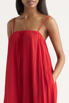 Isilda | Solange Crinkled Maxi Dress in Size Extra Small
