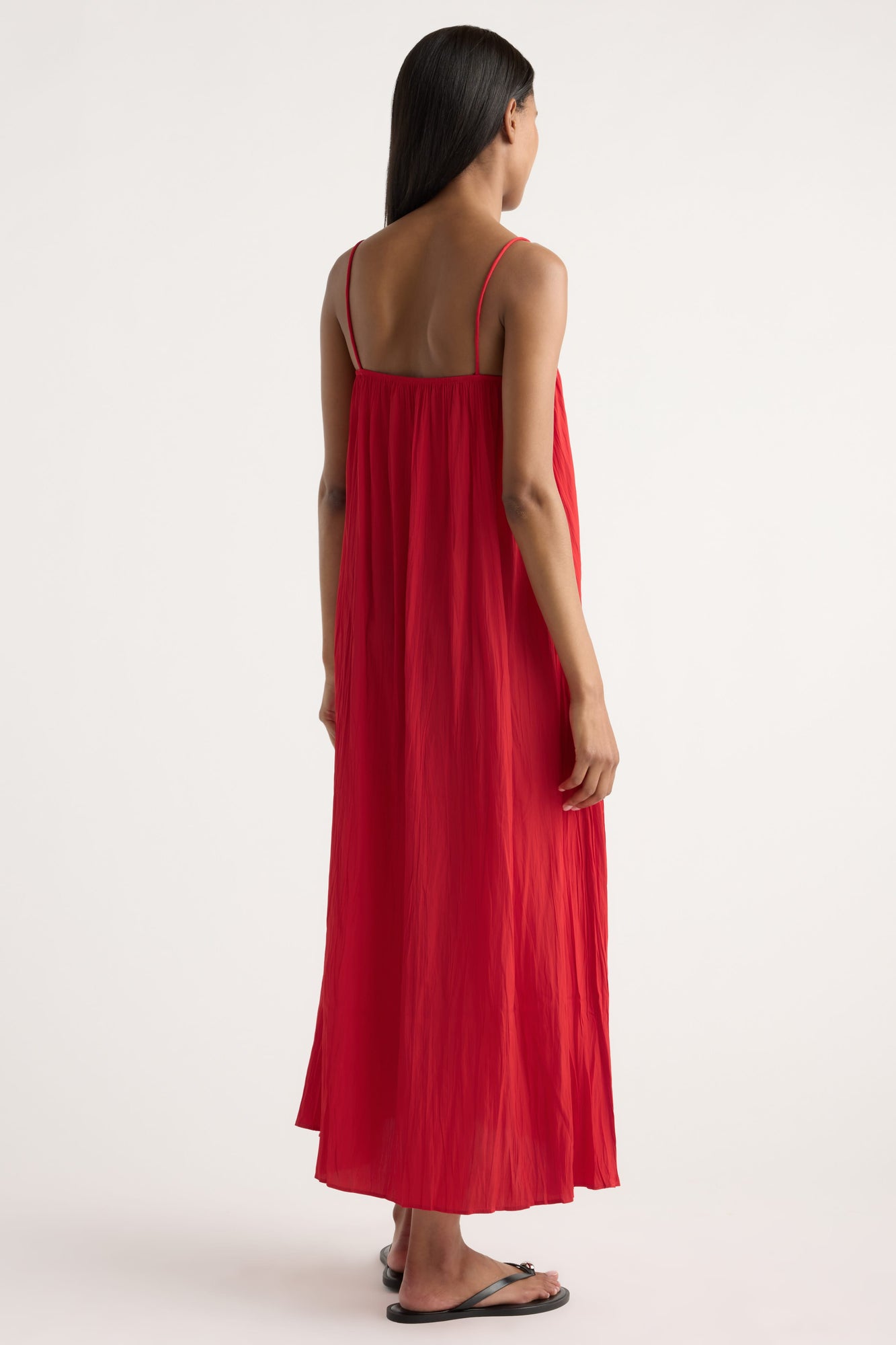 Isilda | Solange Crinkled Maxi Dress in Size Extra Small