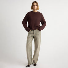 Mali | Sonya Textured Organic Cotton Sweater in Size Small