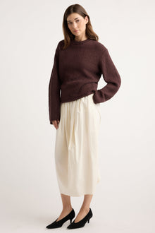 RenÃ©e | Tabitha Tulip-Wrap Hem Skirt in Size Small