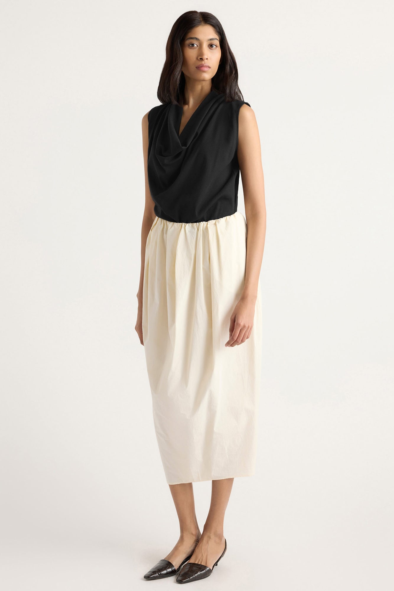 Arya | Tabitha Tulip-Wrap Hem Skirt in Size Small