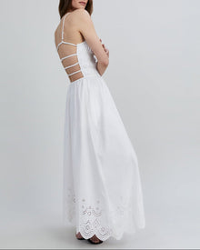 The Eyelet Delta Midi Dress - Solid & Striped