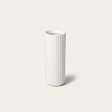 Tall Bud Vase | Speckled White
