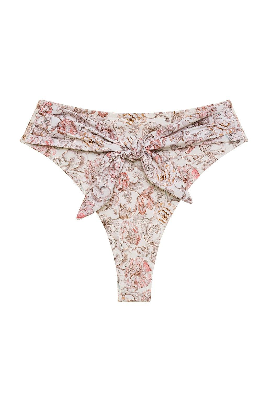 Paula Tie Up Bikini Bottom | Venecia Floral