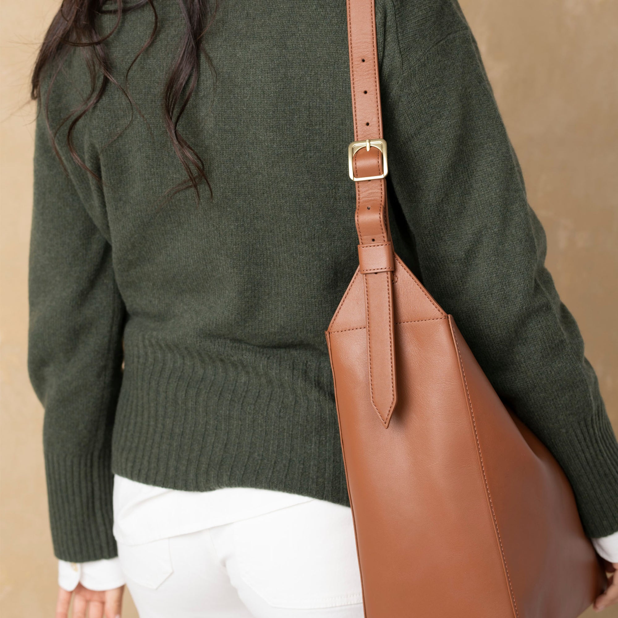 Womens | Cecilia Go-To Shoulder Bag | Caramel