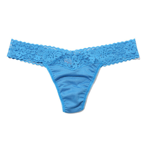Dreamease Low Rise Thong | Laguna Blue