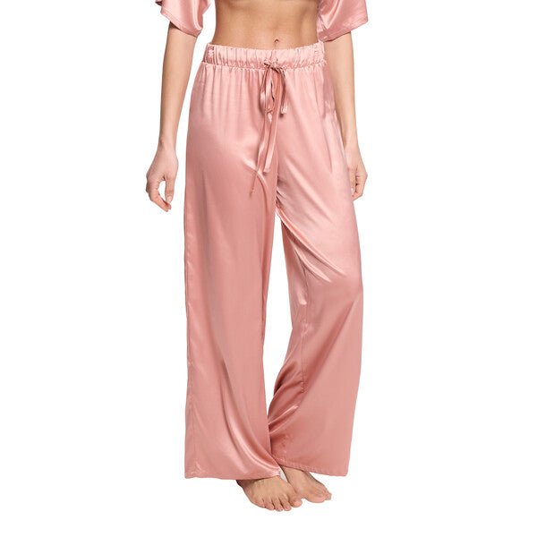 Satin Sleep Pant | Rose Latte