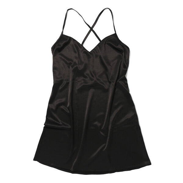 Satin Sleep Chemise | Black