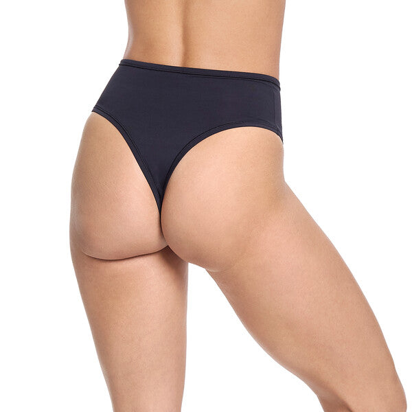 Your Fit High Cut Thong | Black