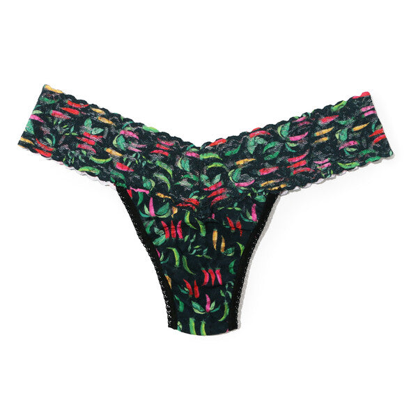 Signature Lace Low Rise Thong | Extra Spice