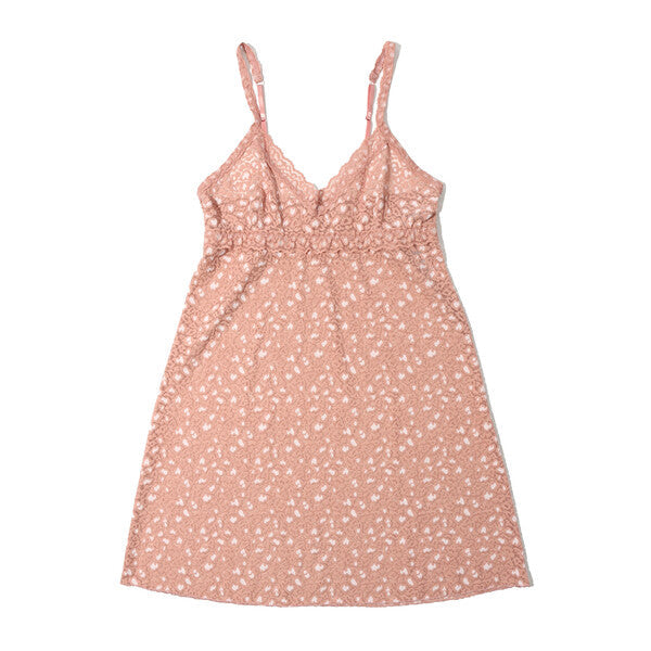 Cross-Dyed Leopard Chemise | Desert Rose/White