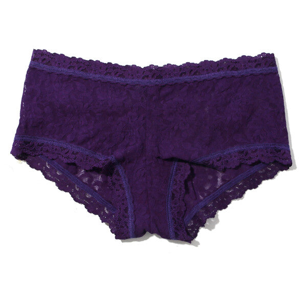 Signature Lace Boyshort | Snow Day (Purple)