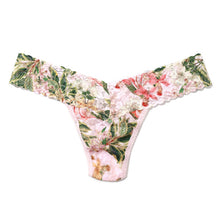 Signature Lace Low Rise Thong | French Garden