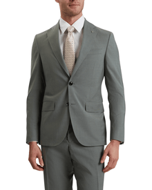 Men | Classic Wool Suit Jacket | Dark Green
