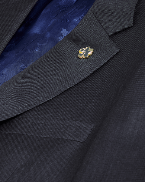 Men | Classic Wool Suit Jacket | Charcoal