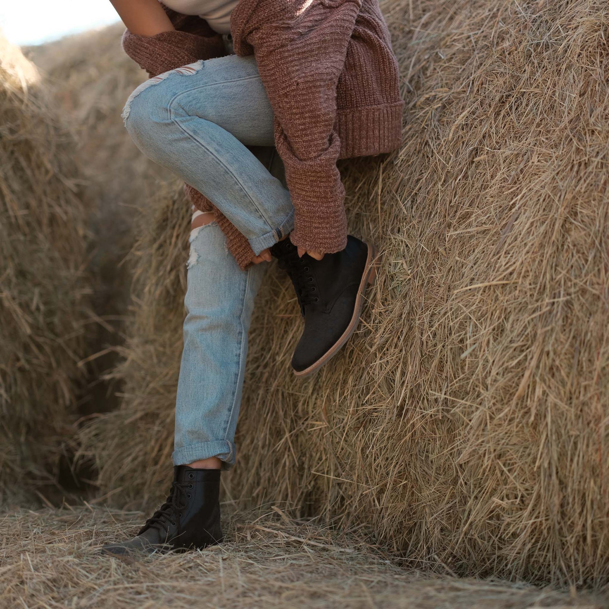 Image 3 of the All-Weather Amalia Boot Black Women's Leather Boot Nisolo