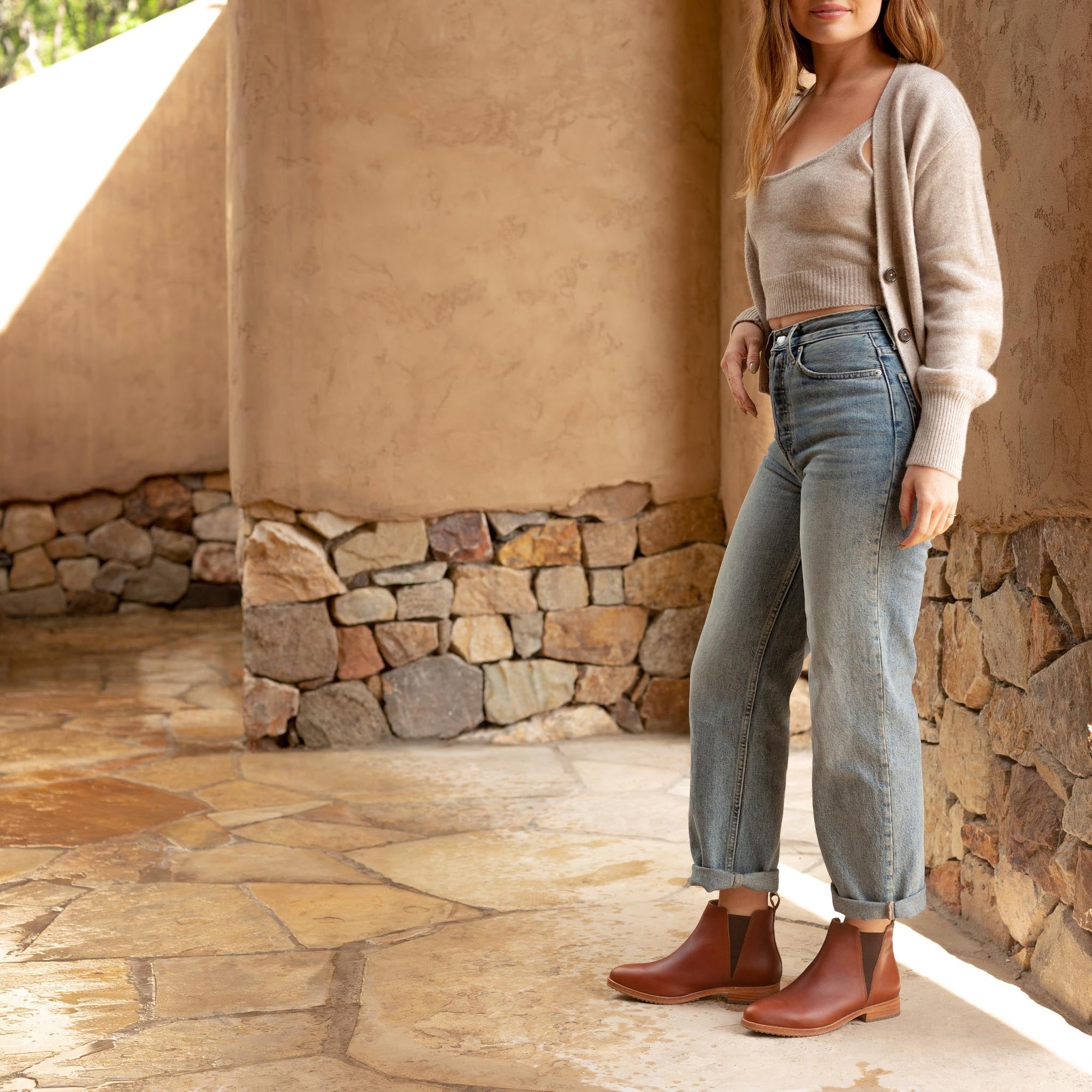 Everyday Chelsea Boot Brandy Women's Leather Boot Nisolo