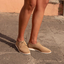 Sedona Lightweight Derby Stone Women's Leather Loafer Nisolo