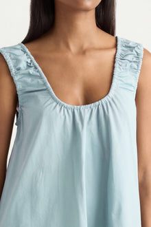 Isilda | Winnie Organic Cotton U-Neck Mini Dress in Size Extra Small