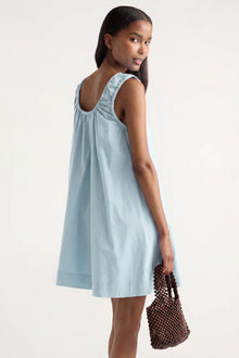 Isilda | Winnie Organic Cotton U-Neck Mini Dress in Size Extra Small